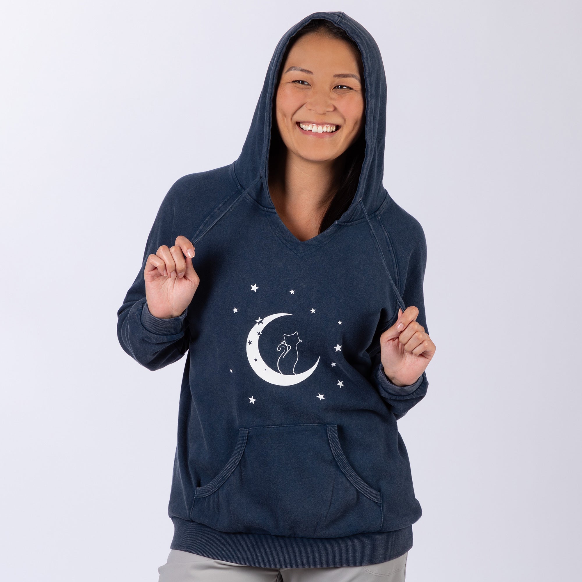 Pet & Moon Mineral Wash Hoodie、mySite、camillekostekn