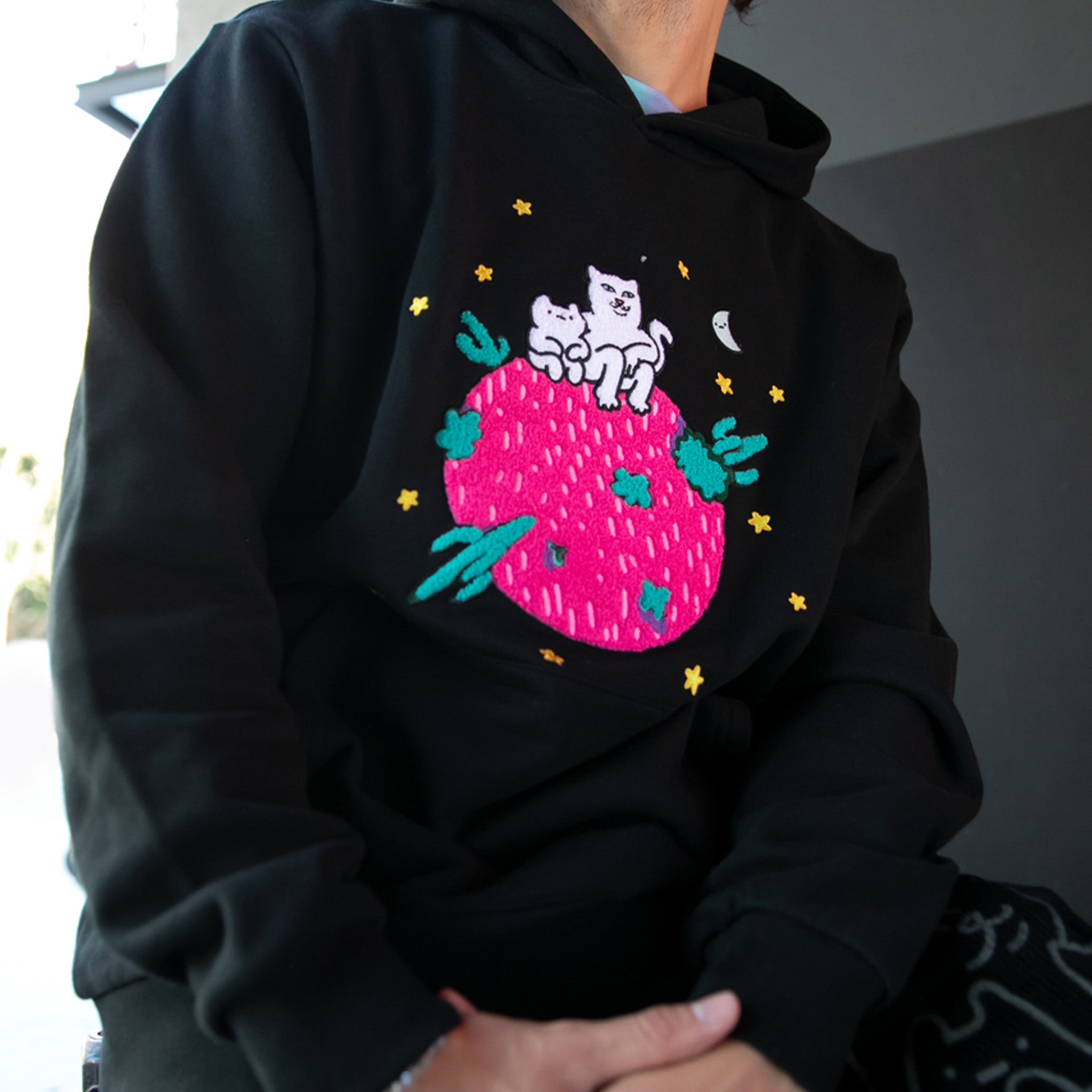  Buddies In Space Hoodie (Black)、mySite、merchandisen