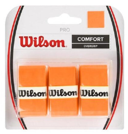 Wilson Pro Overgrip 3 Pack (Orange)