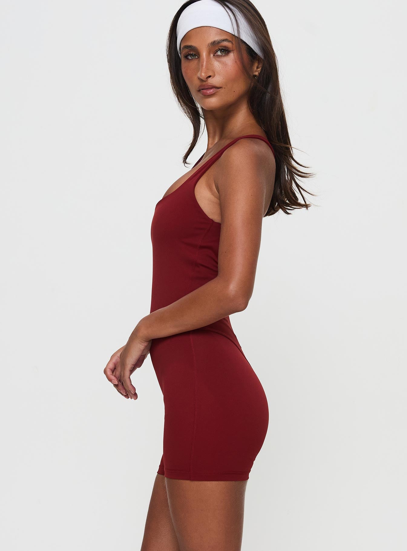 Run The Play Active Romper Red、mySite、solidvoid