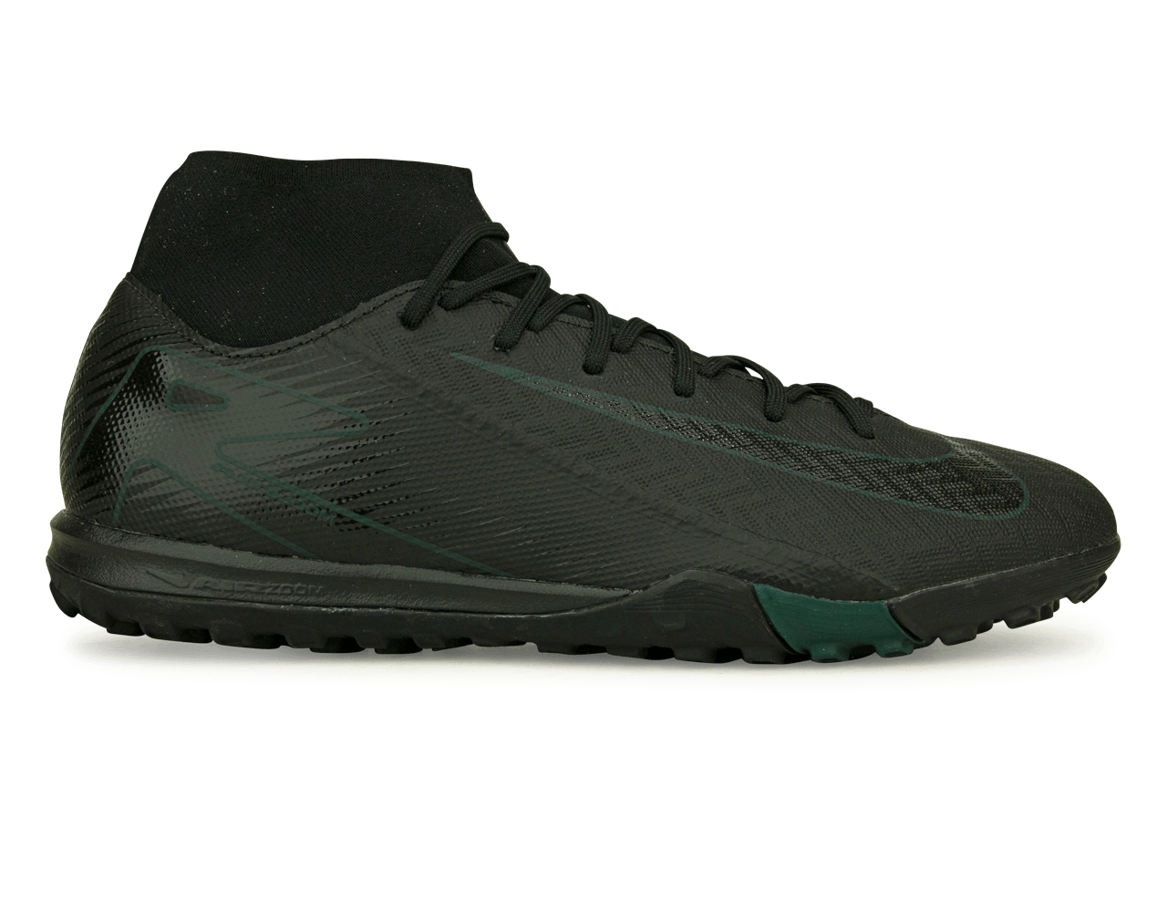 Nike Men's Zoom Mercurial Superfly 10 Academy TF Black/Deep Jungle、mySite、noshort