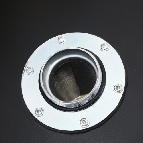 5 Gallon 14 Gauge Steel Hydraulic Fluid Reservoir Tank with Inlet 1-1/2" FNPT and Outlet 3/4" FNPT, Integral Mounting Foot On Each End, Black、、eastwooduniform