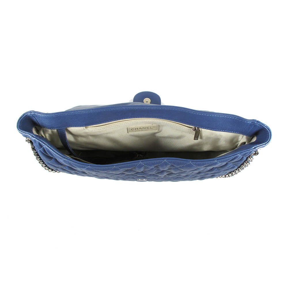 Chanel Maxi Flap Bag Blue Lambskin、mySite、garminoutage.com