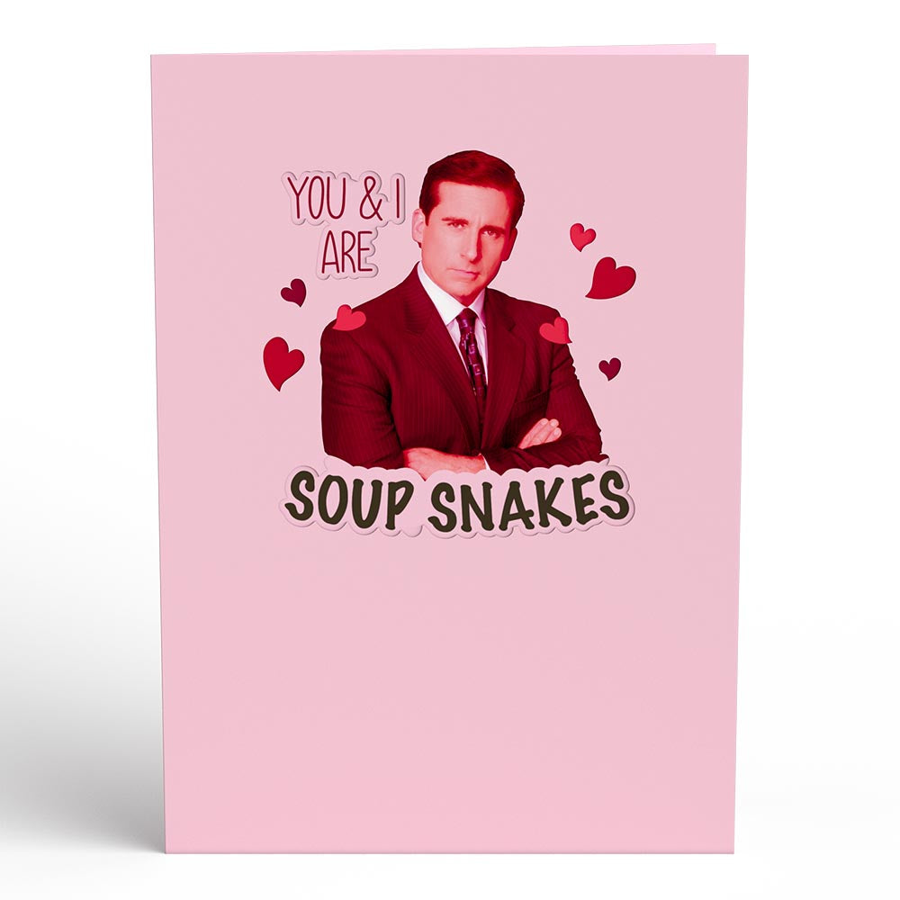 The Office Soup Snakes Pop-Up Card、mySite、solidvoid
