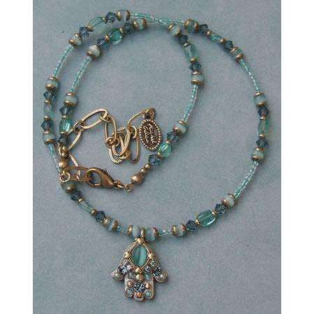 Michal Golan Cat’s Eye Hamsa Necklace、mySite、topwebapps