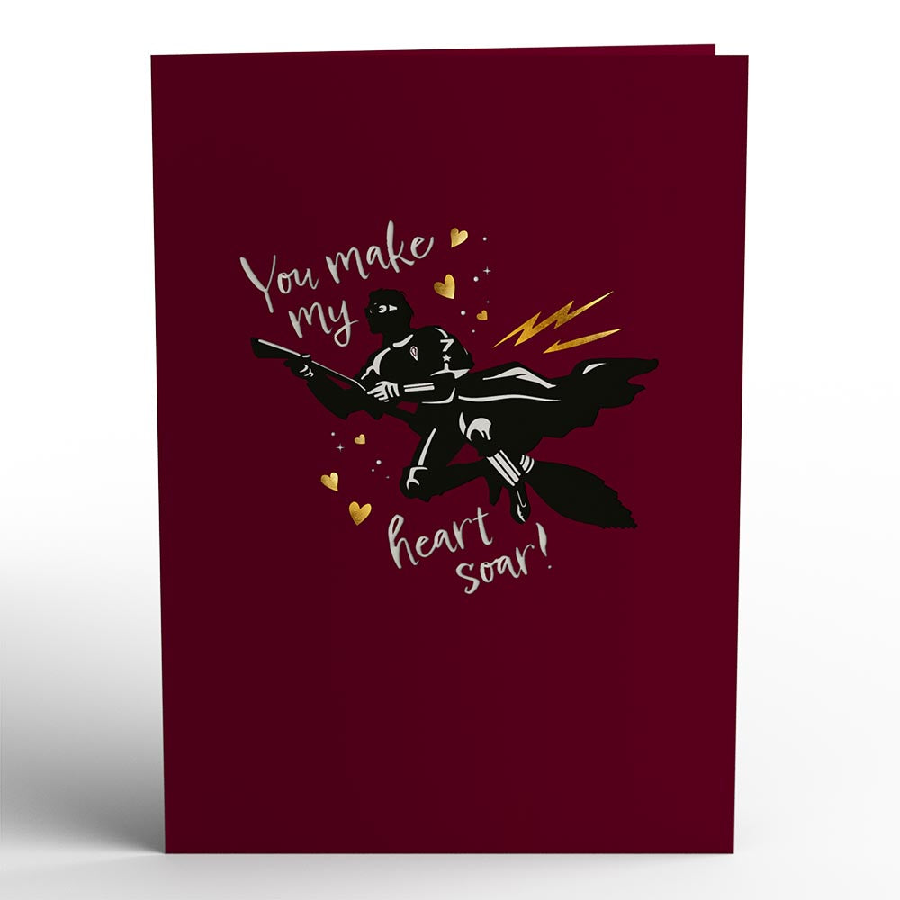 Harry Potter™ You Make My Heart Soar Pop-Up Card、mySite、solidvoid