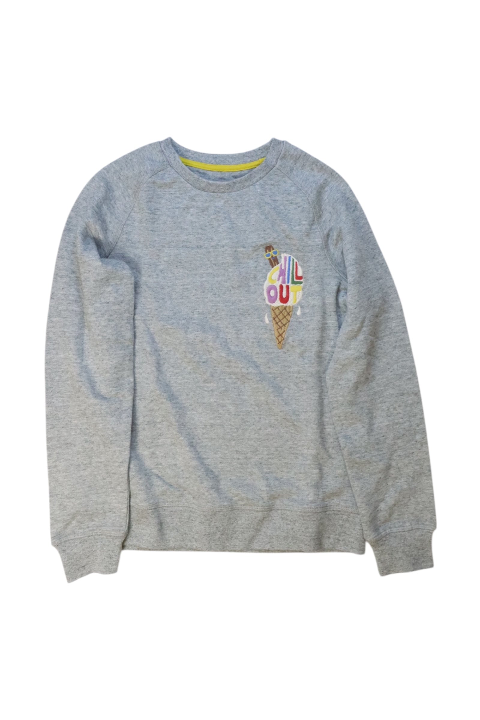 Boden Chill Out Ice Cream Crewneck Sweatshirt 12Y、mySite、g9winljtr