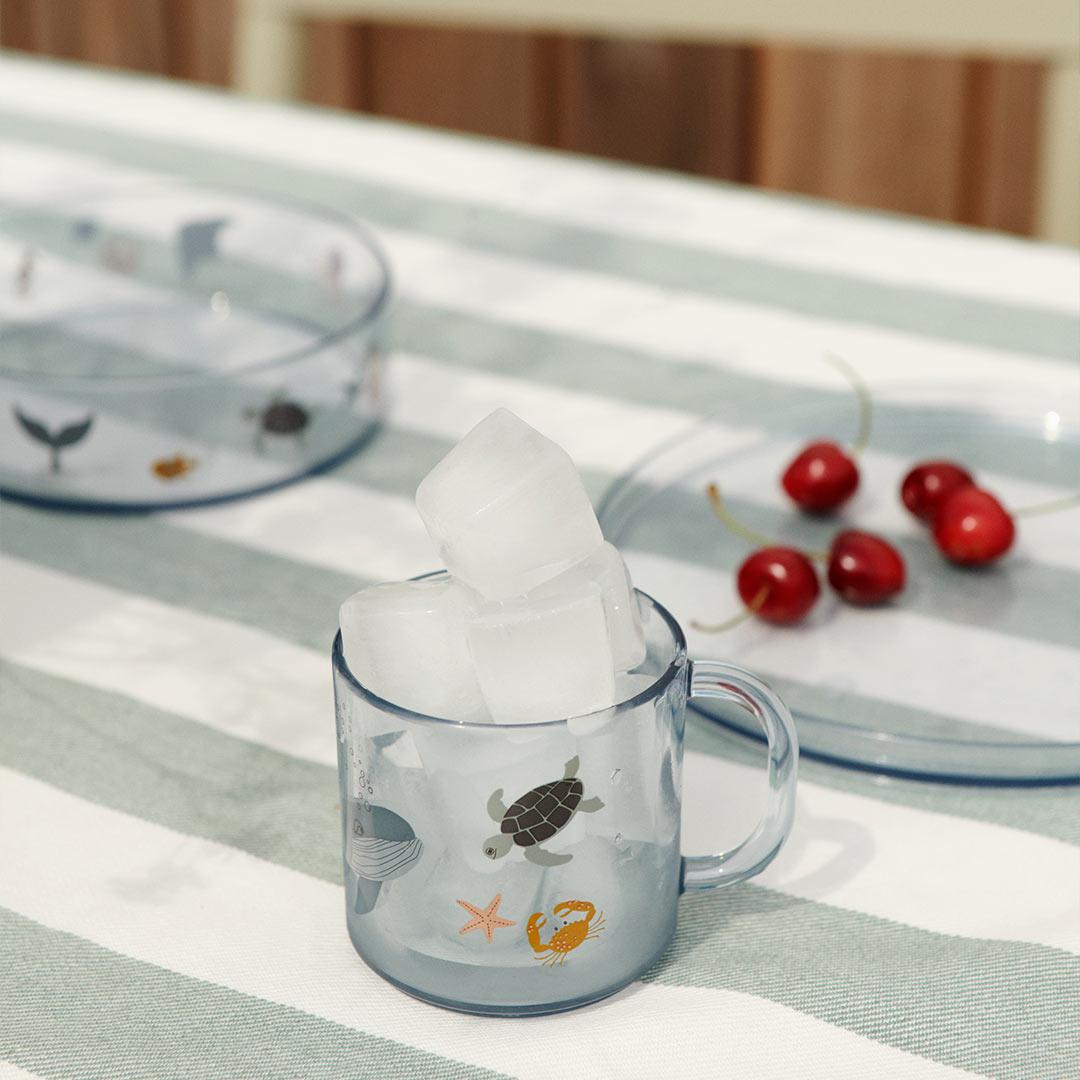  Liewood Siva Printed Tritan Tableware Set - Sea Creature / Sandy、mySite、merchandisen