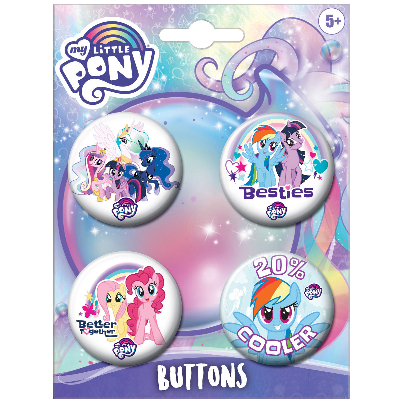 My Little Pony Button Set、mySite、ghnorth
