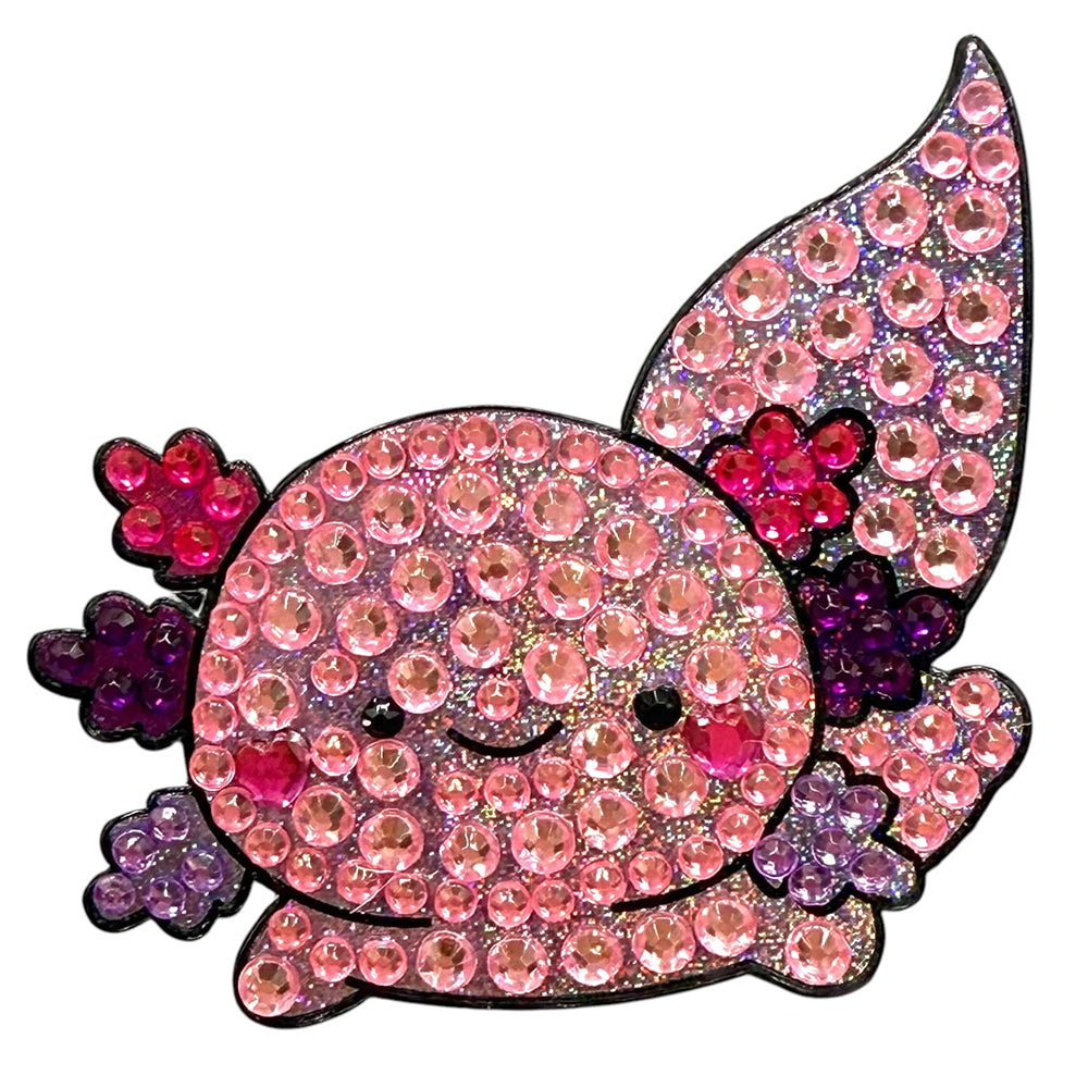  StickerBeans Violet Axolotl Sticker、mySite、ghnorth