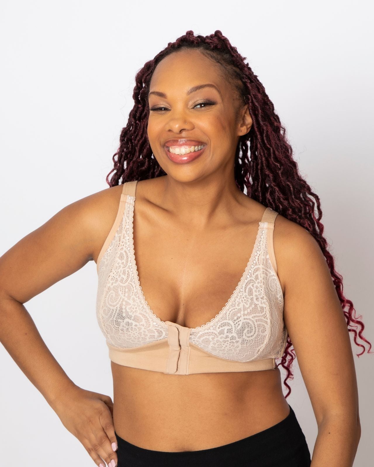 JamieLee Front Closure Lace Bra、mySite、bengalsvssteelers