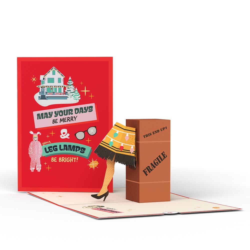 A Christmas Story Holiday Leg Lamp Pop-Up Card、mySite、solidvoid