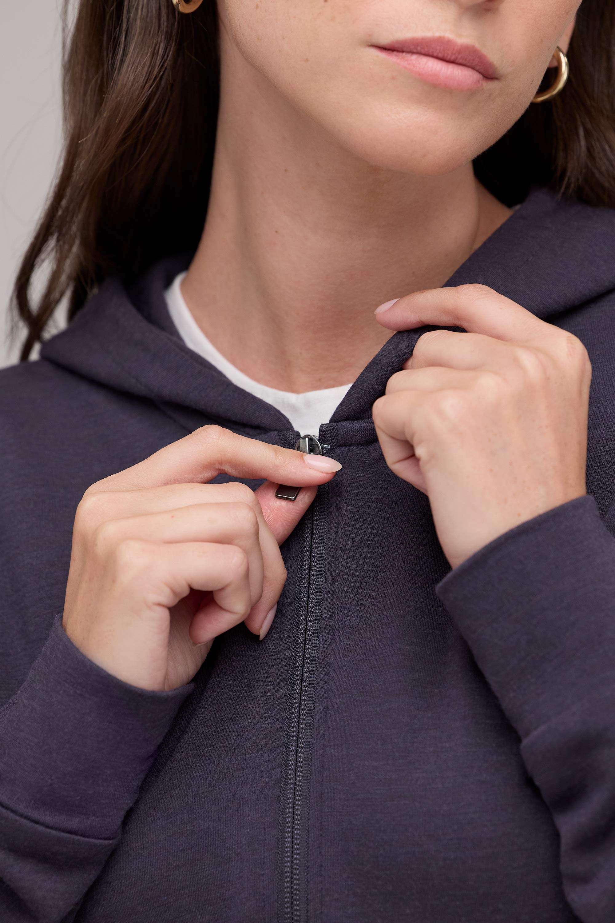 Women's Compact Travel Hoodie、mySite、noshort