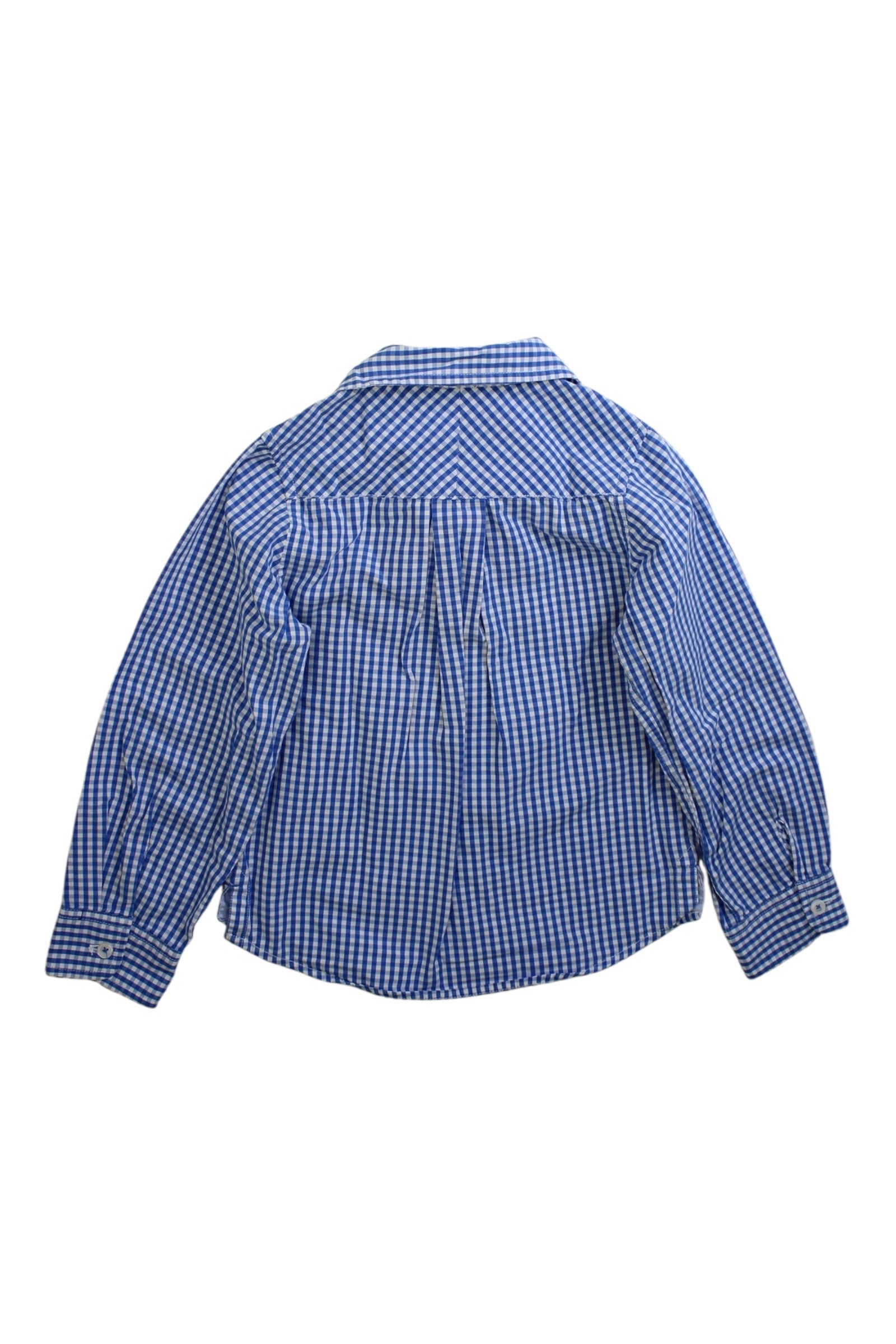 Jacadi Long Sleeve Checkered Shirt 4T、mySite、g9winljtr