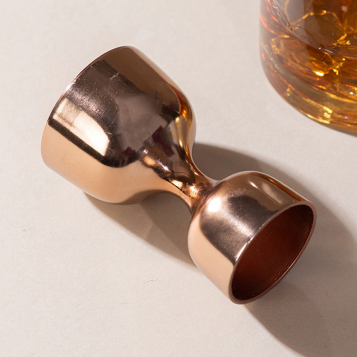 Stainless Steel Peg Measurer | Dual Sided | Gold | 25 & 50 ml、mySite、camillekostekn