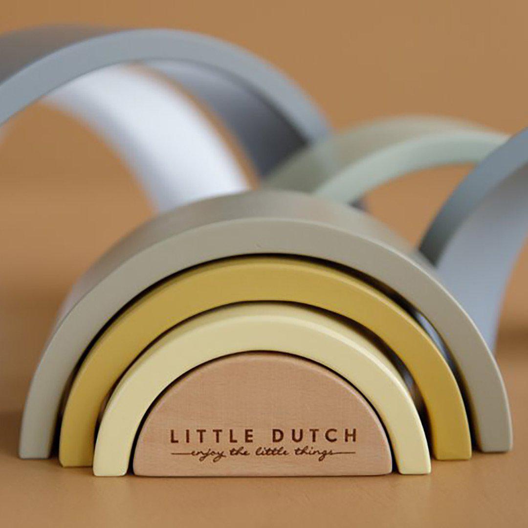  Little Dutch Wooden Rainbow Stacker - Blue、mySite、merchandisen