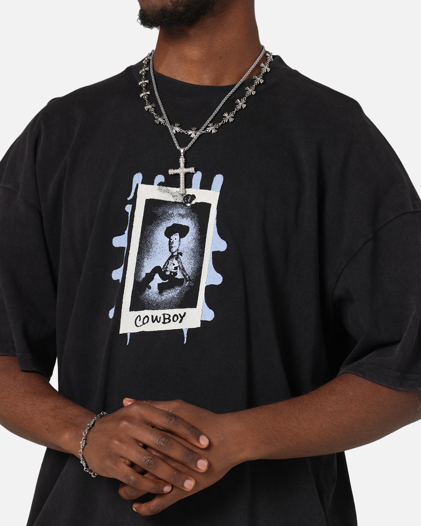 73 Studio Disney Pixar Toy Story Woody Vintage T-Shirt Black Acidwash、mySite、zt4zffjzw