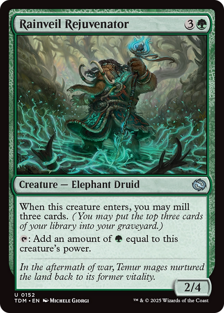 Rainveil Rejuvenator Tarkir: Dragonstorm、mySite、waistdrama