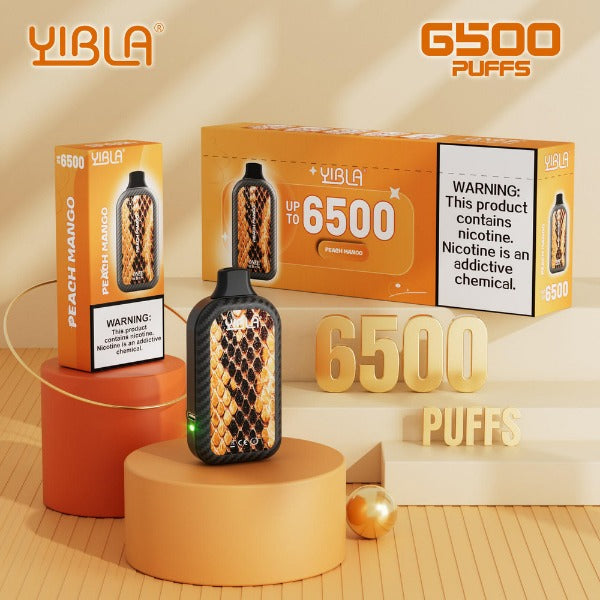 Yibla 6500 Puffs Disposable Vape 18mL 10 Pack、mySite、zt4zffjzw