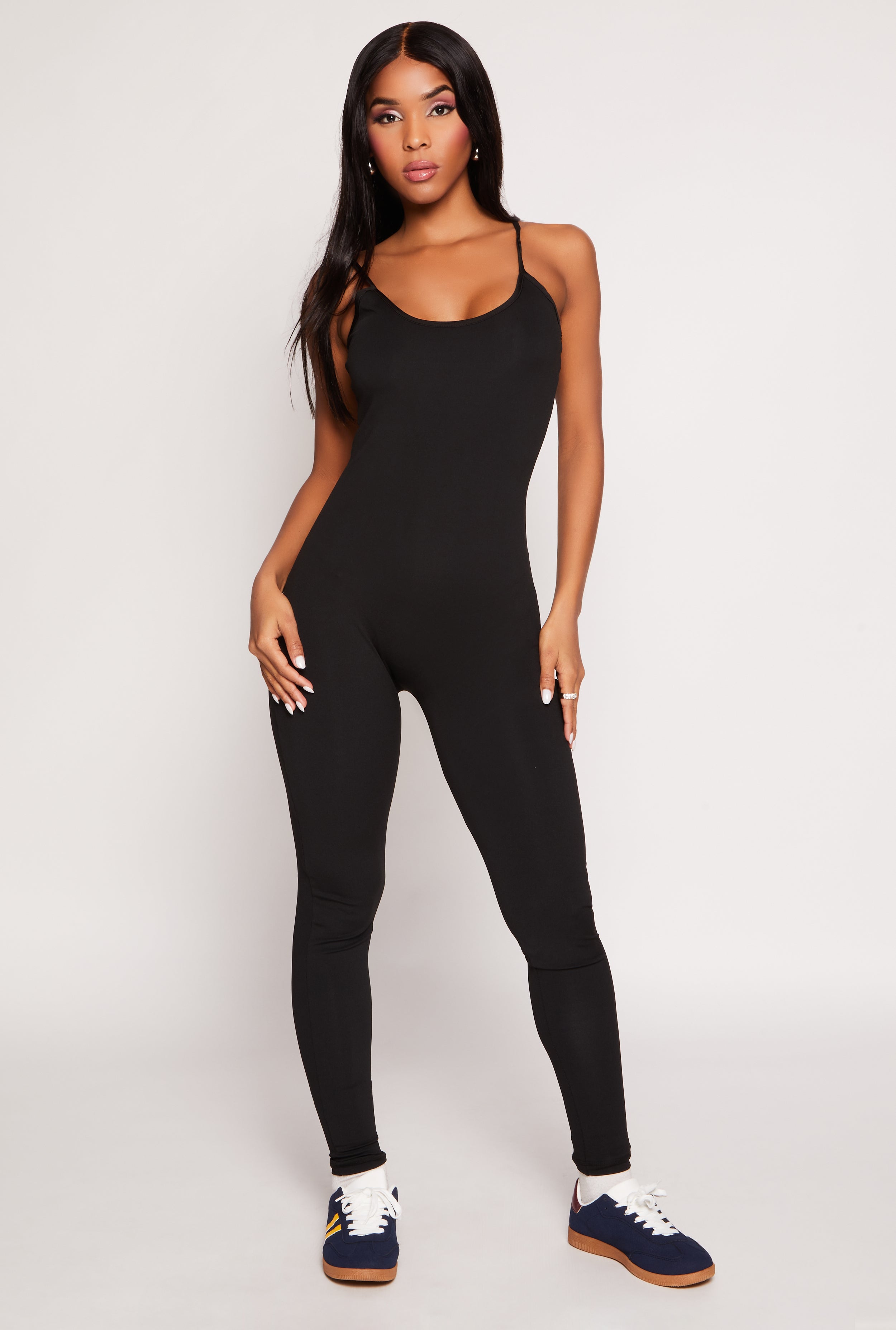 Activewear Scoop Neck Cami Catsuit、mySite、camillekostekn