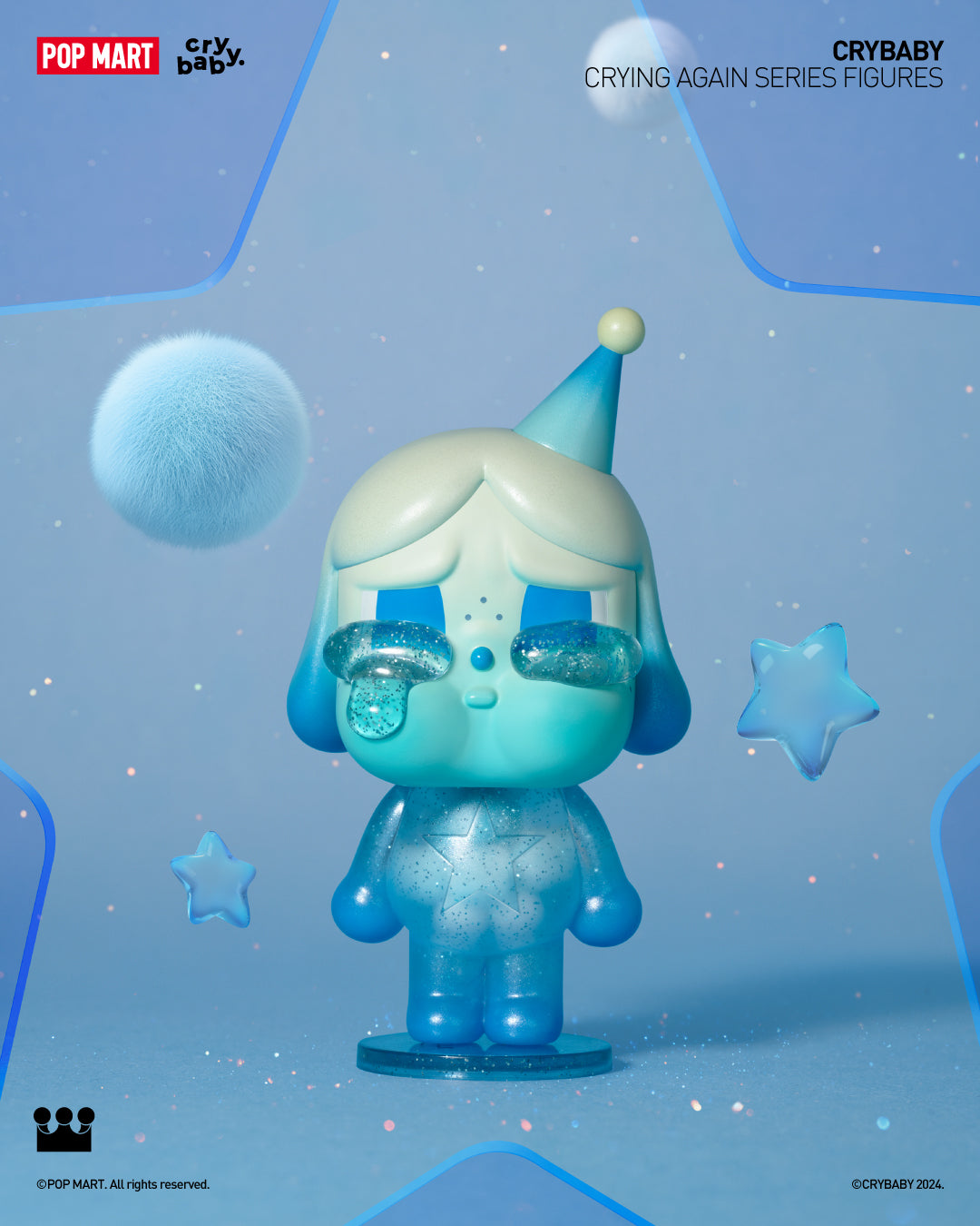  POP MART CRYBABY Crying Again Series Figures、mySite、greenlandpopulation