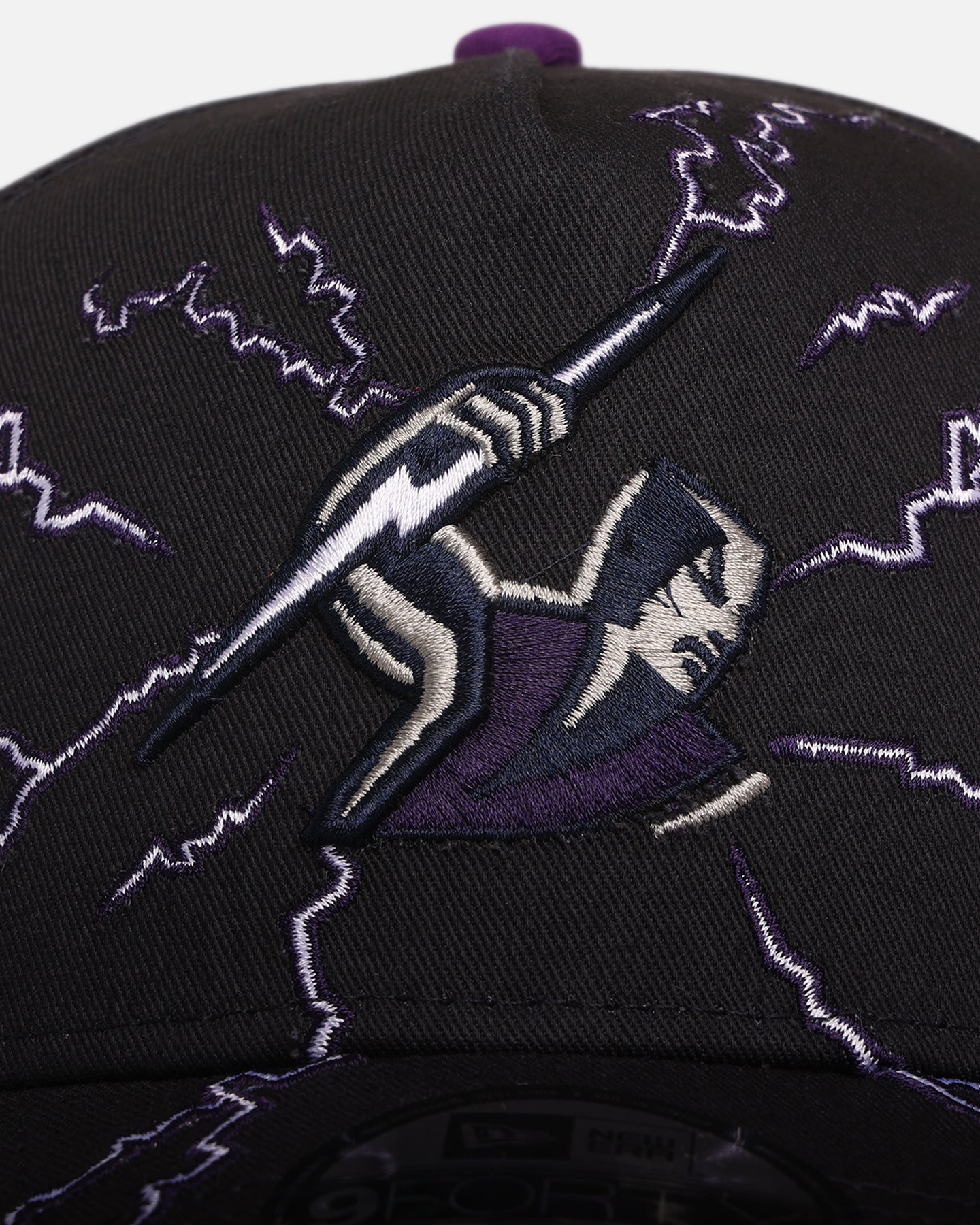 New Era Melbourne Storm 'NRL Electric' 9FORTY A-Frame Snapback Official Team Colour、mySite、zt4zffjzw