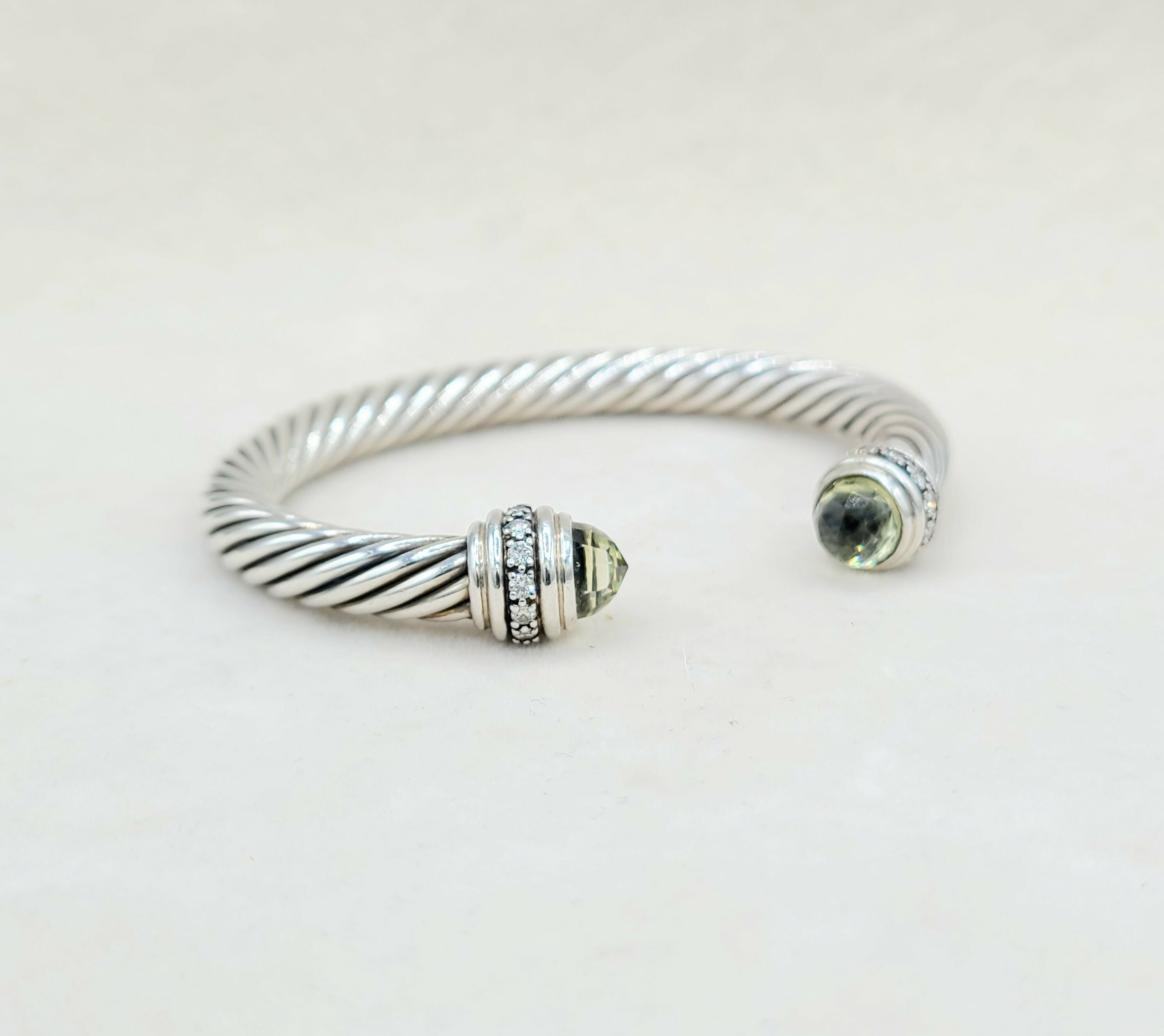 David Yurman Cable Classics Bracelet 7mm Lemon Citrine & Diamonds、mySite、hinf8tx79