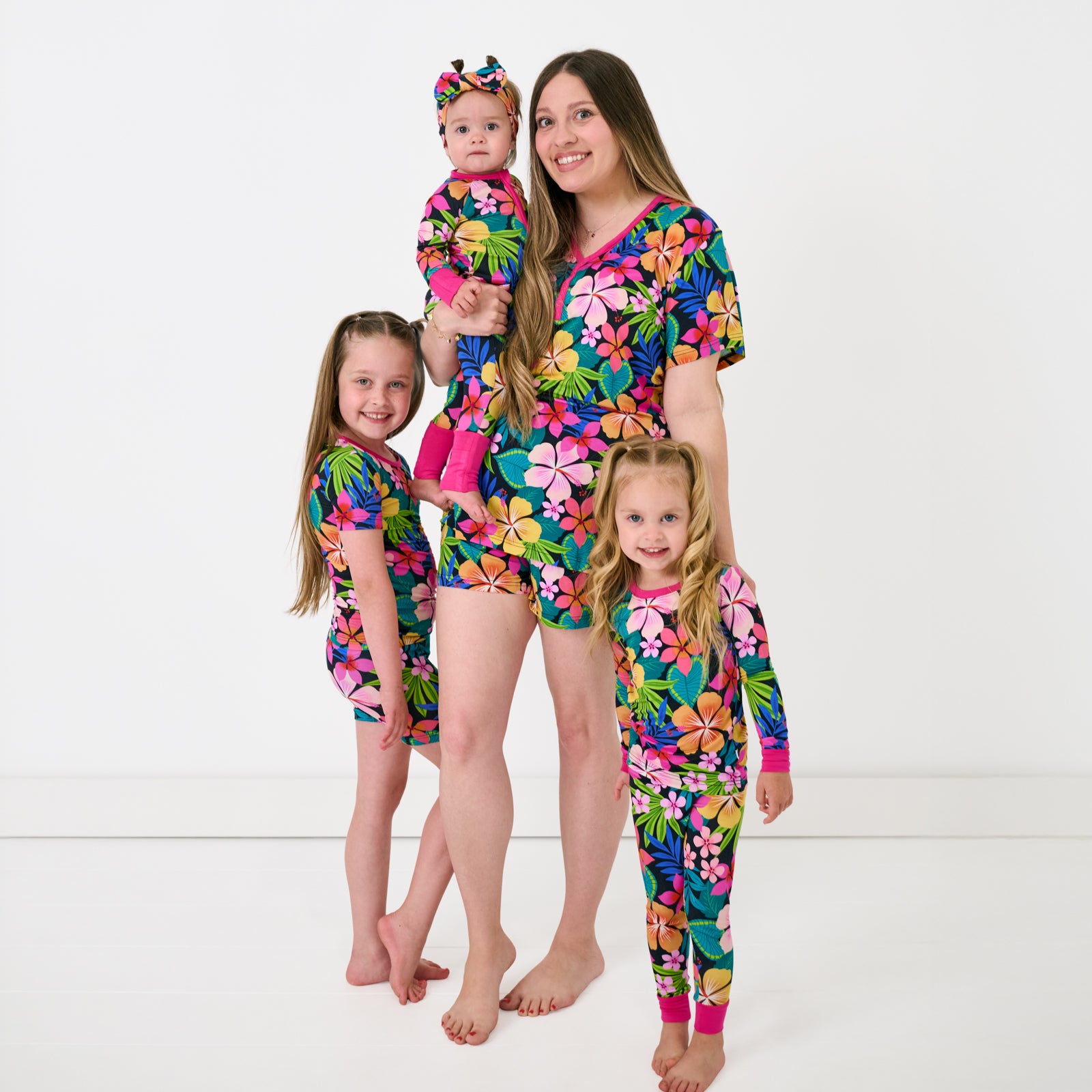 Jungle Blooms Women's Pajama Shorts、mySite、g9winljtr