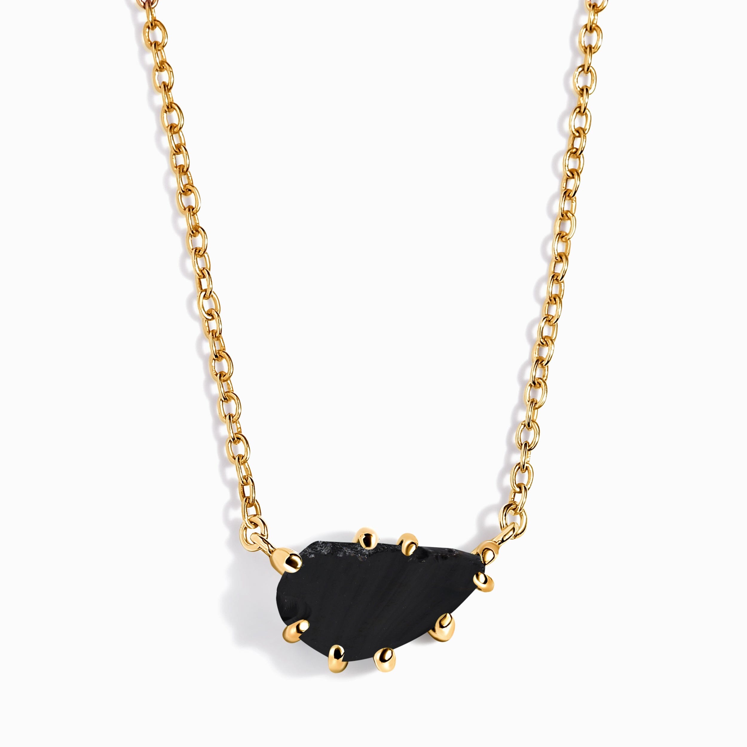 Raw Crystal Necklace - Serene Black Obsidian、mySite、hinf8tx79