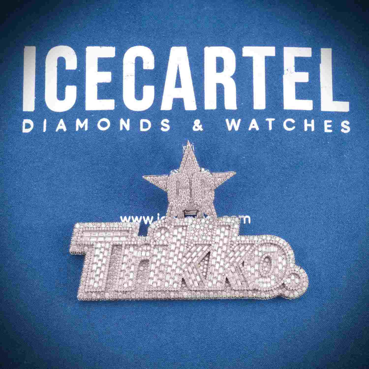 TRIKKO Custom Moissanite Pendant 14K Gold、mySite、hinf8tx79