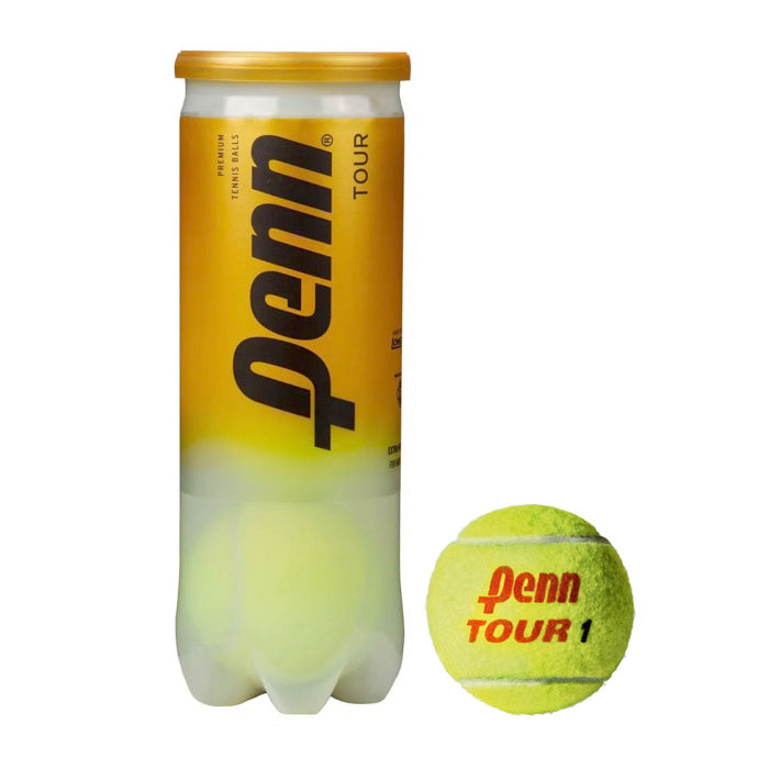 Penn Tour Regular Duty Tournament Select Tennis Balls - 24 Can Case