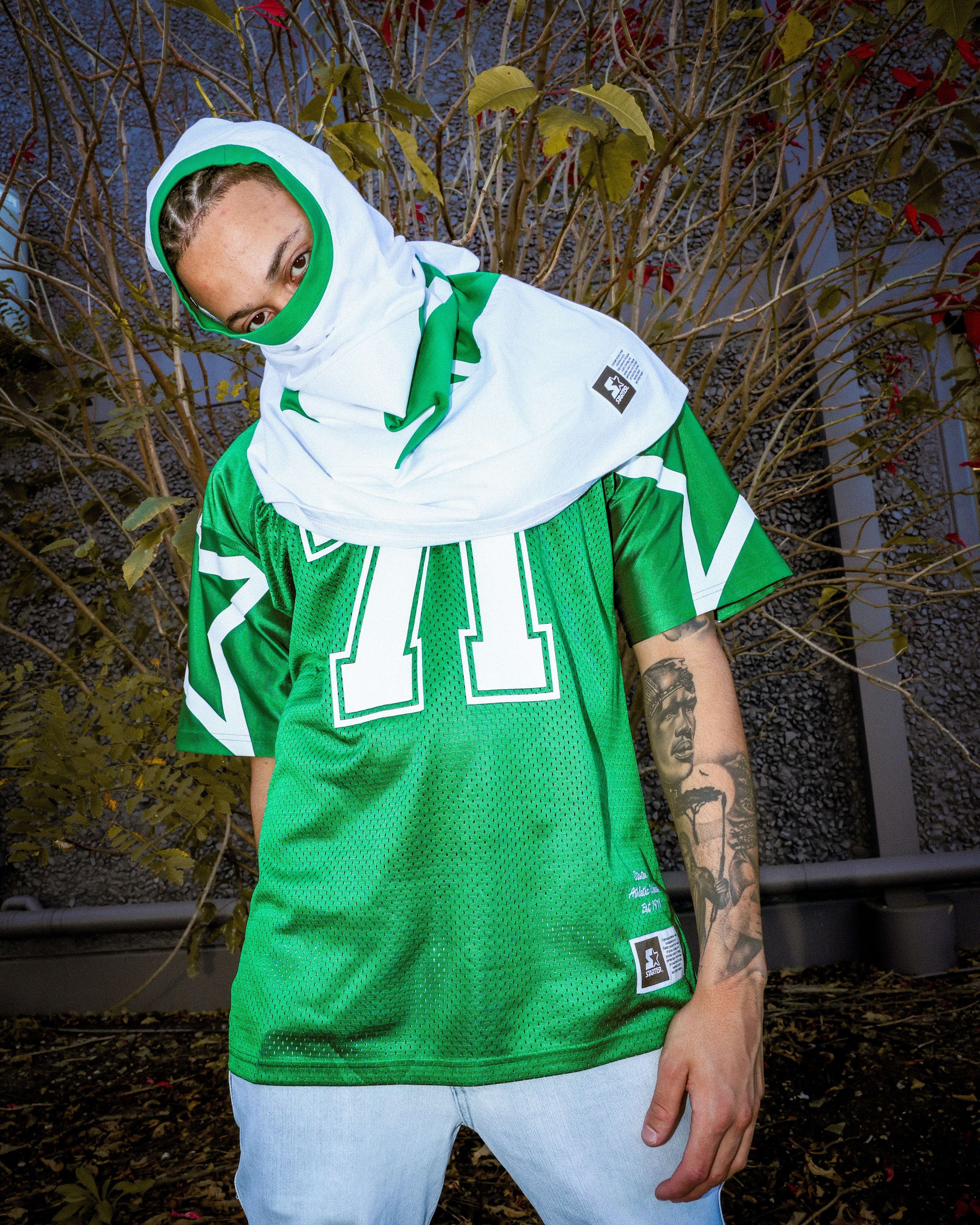 Starter Stars Football Jersey Green、mySite、zt4zffjzw