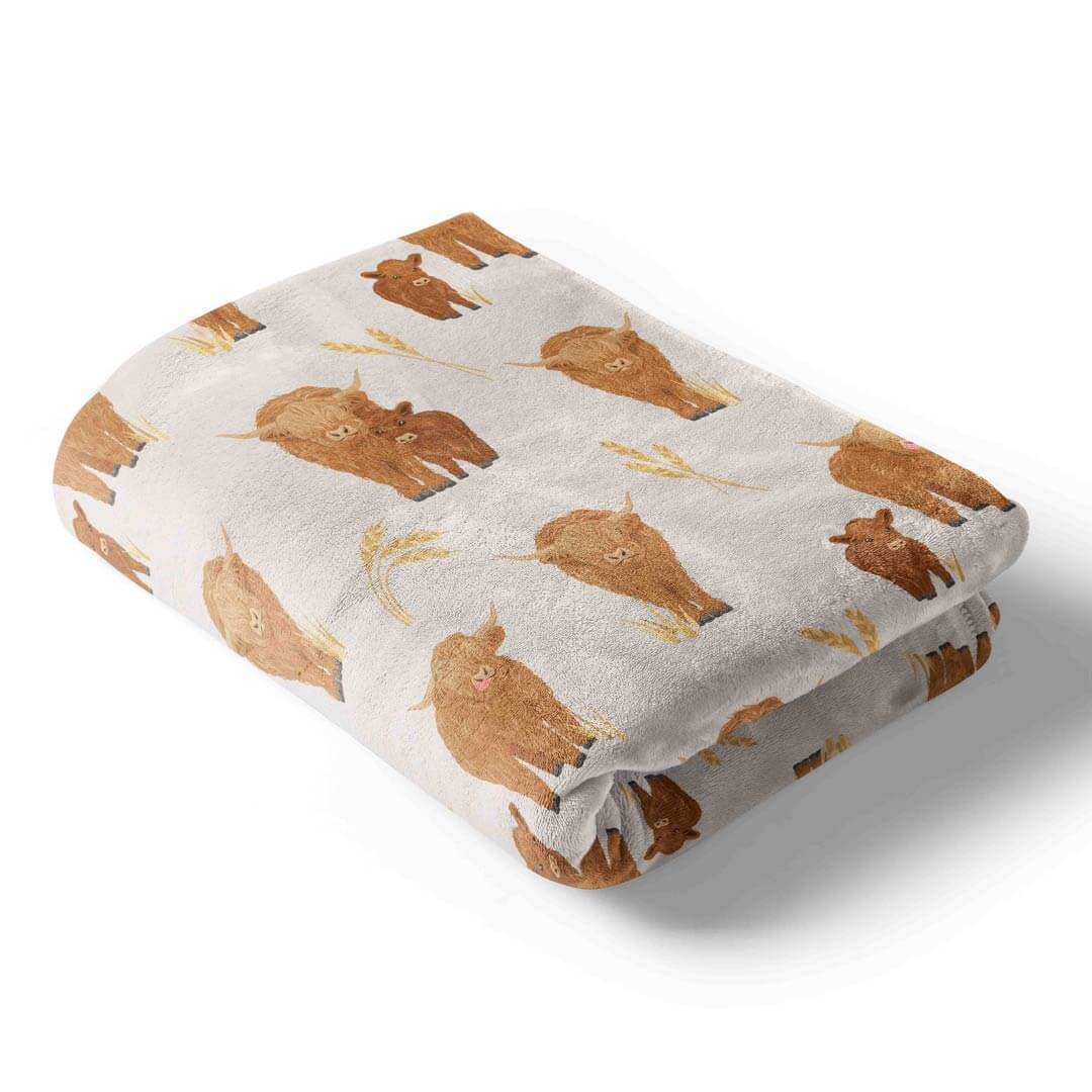  Happy Highland Cows Blanket、mySite、layawaytickets