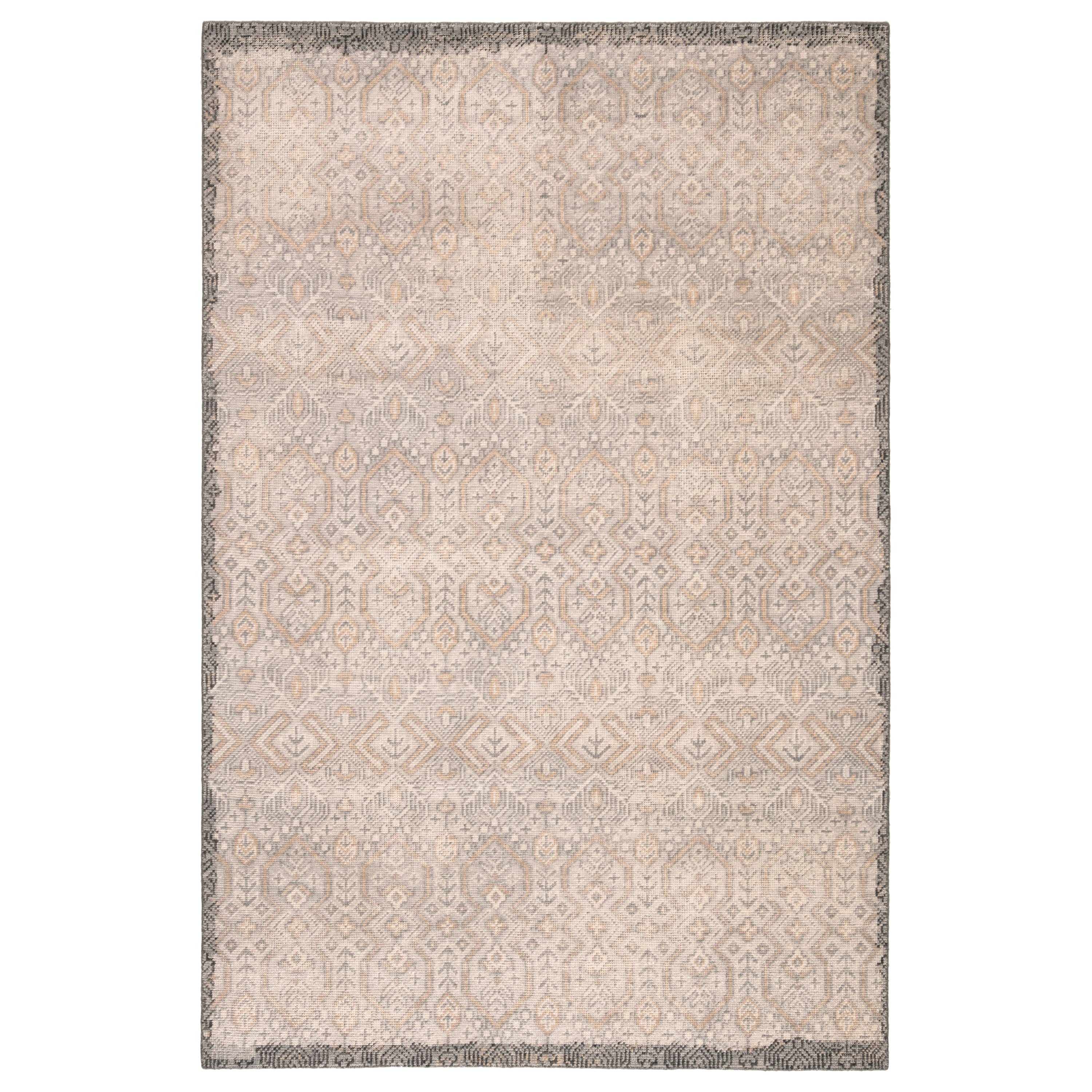 Prospect Hand-Knotted Tribal Gray Gold Area Rug、mySite、gigharbornorthrealestate