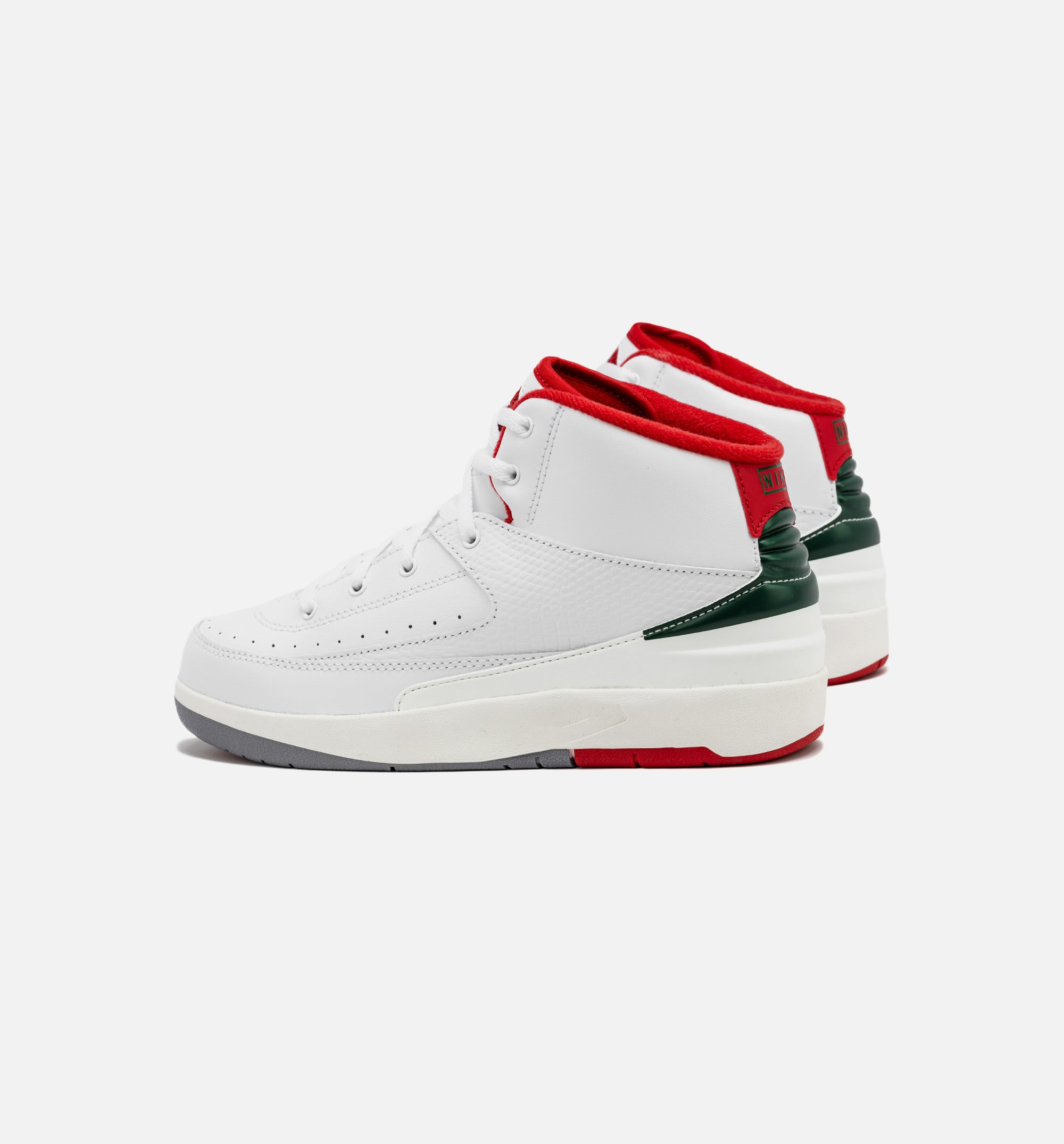 Air Jordan 2 Retro Italy Preschool Lifestyle Shoe - White/Fire Red、mySite、dreamappss