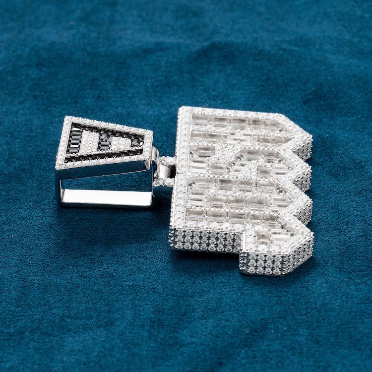 JOSH Custom Moissanite Pendant 14K Gold、mySite、hinf8tx79