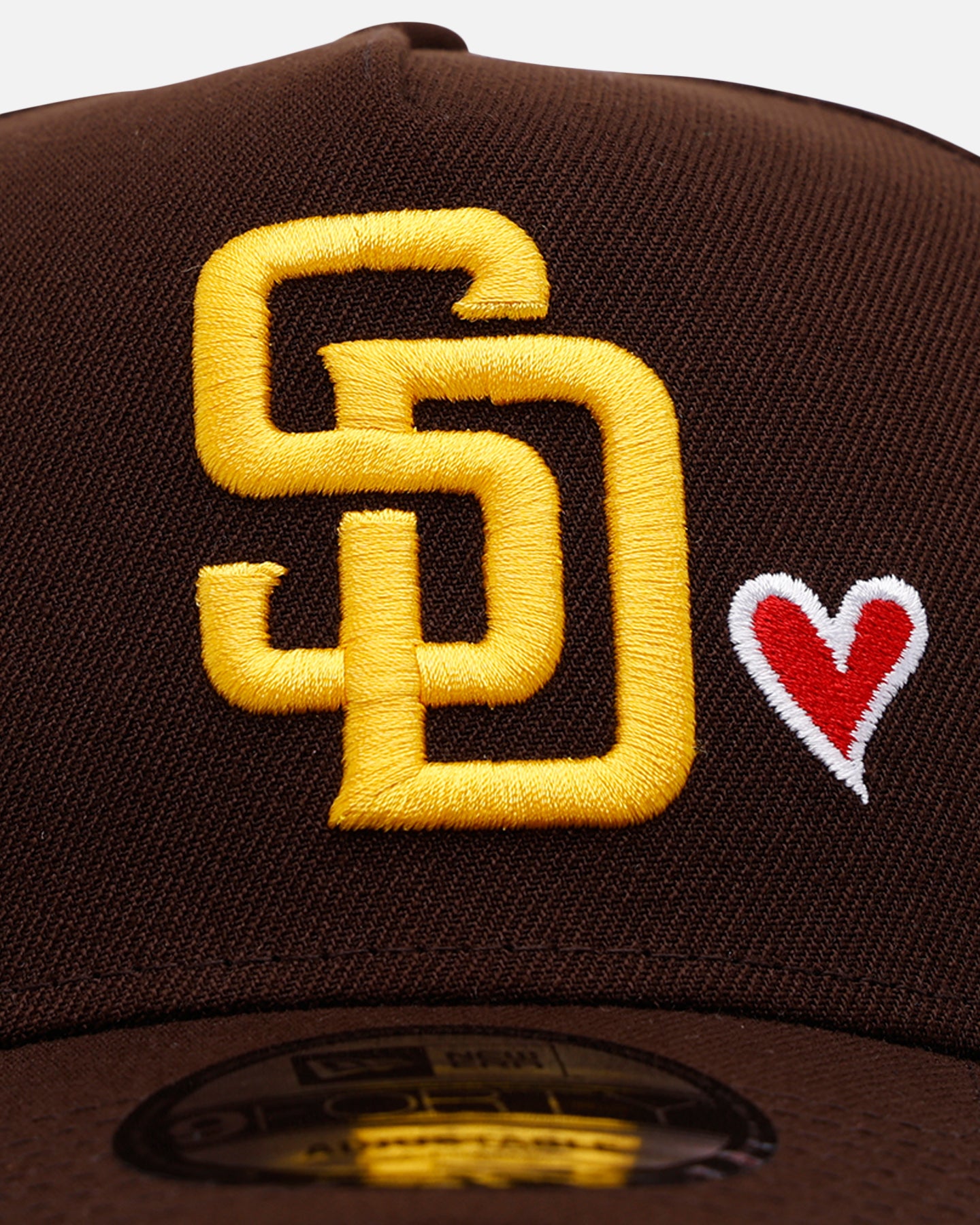 New Era San Diego Padres 'Team Color Hearts' 9FORTY A-Frame Snapback Official Team Color、mySite、zt4zffjzw