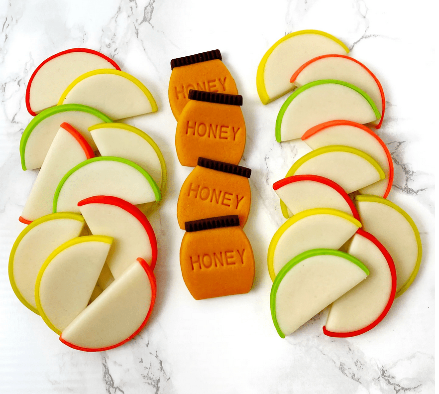  Vibrant Apples & Honey Marzipan Platter、mySite、elrpsem3k