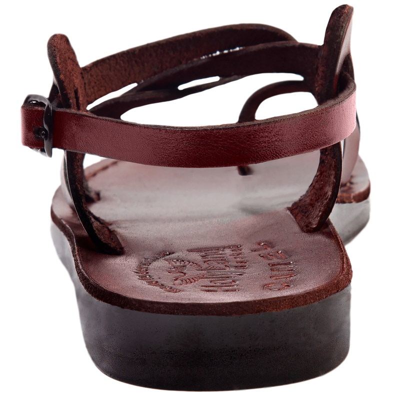 Holy Land Market Men/Women Biblical Jesus Leather Sandals/Slides From Jerusalem (Jesus Style IV)、mySite、topwebapps