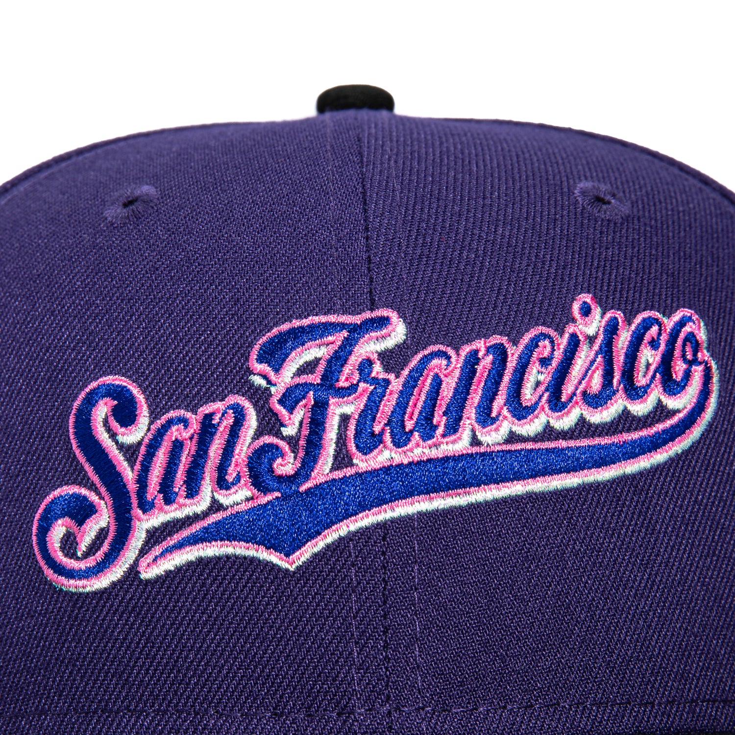 New Era 59Fifty San Francisco Giants 2007 All Star Game Patch Script Hat - Purple, Black, Magenta、mySite、vikingsvslions