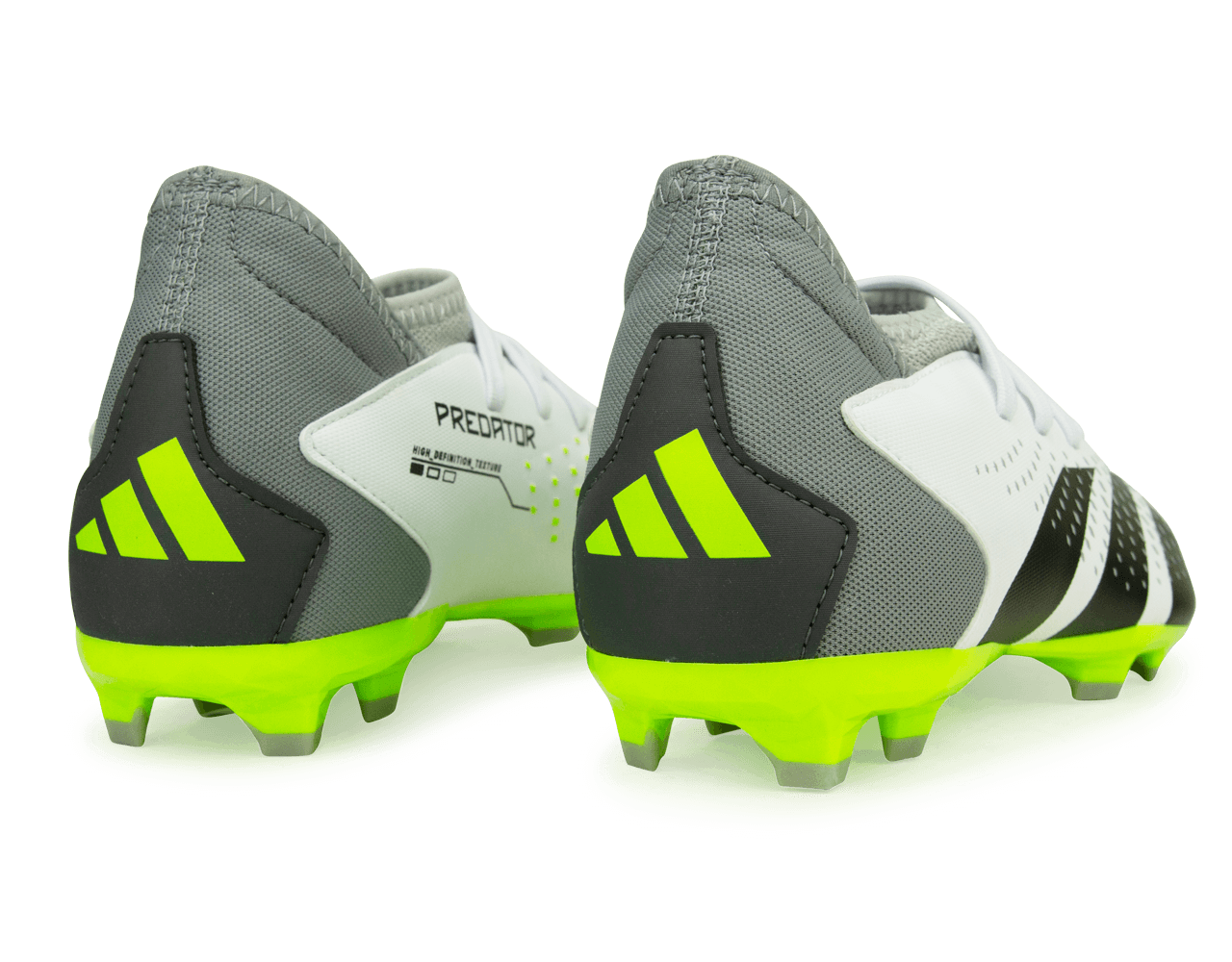 adidas Kids Predator Accuracy.3 FG White/Lucid Lemon、mySite、noshort