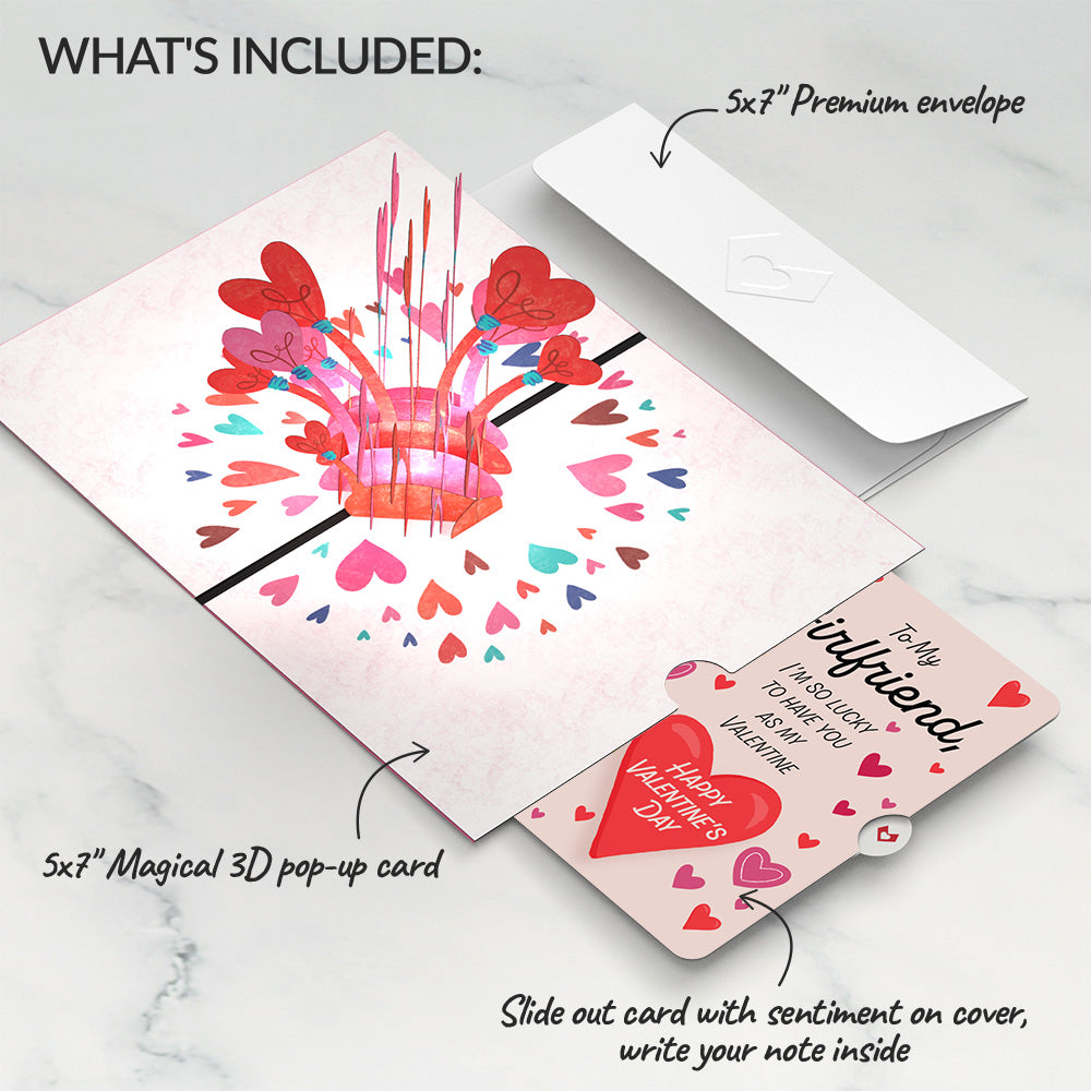 You Light Up My Life Valentine Pop-Up Card and Sentiment Set for Girlfriend、mySite、solidvoid