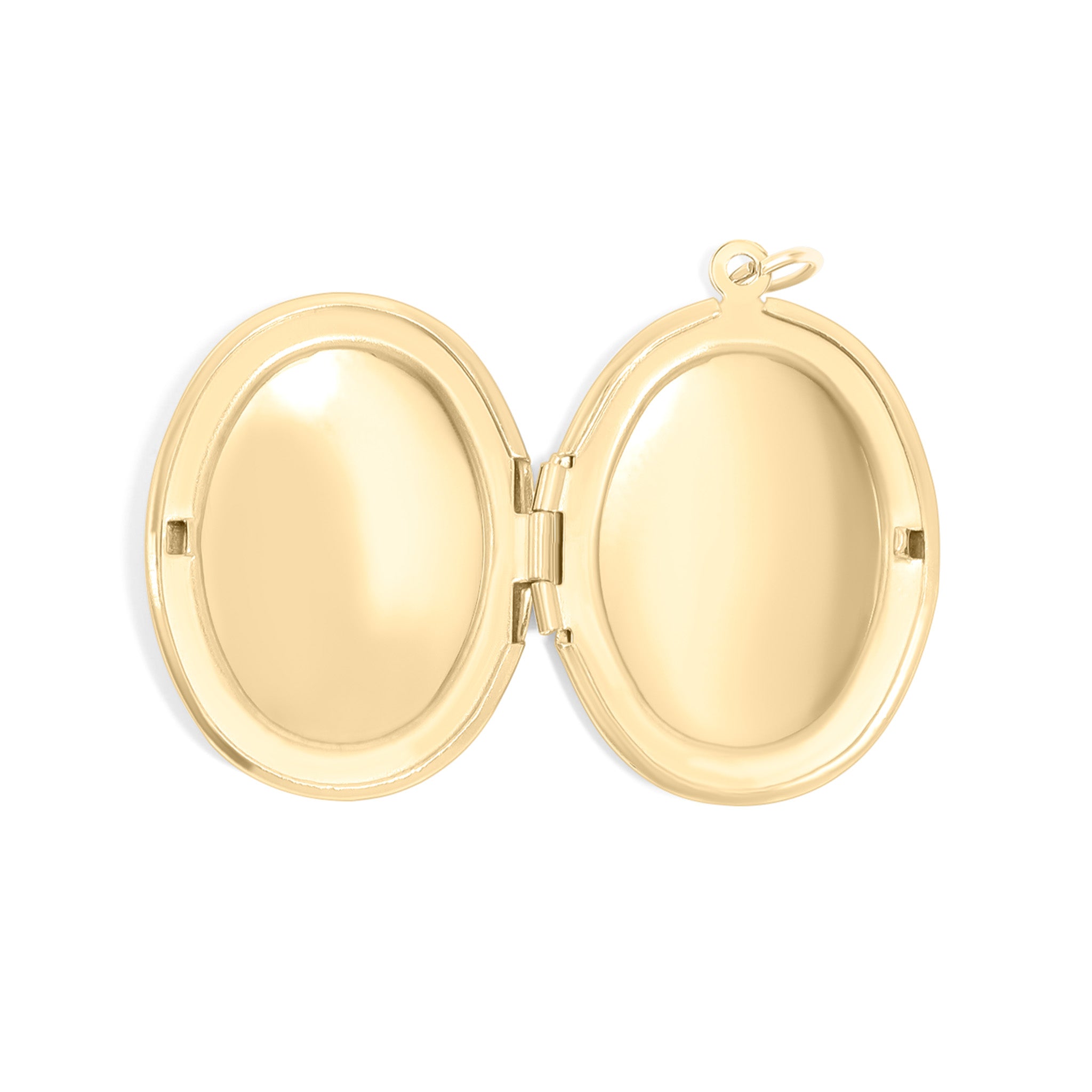 18K Gold PVD Stainless Steel Oval Locket / PDL0243、mySite、dreamappss