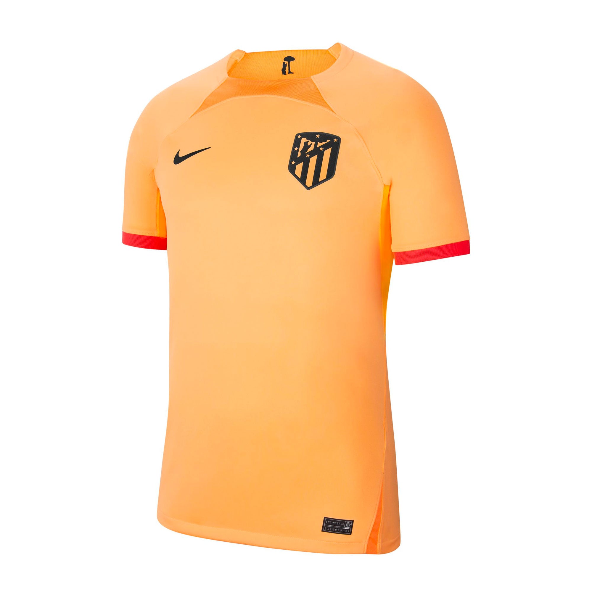Nike Men's Atletico Madrid 2022/23 Third Jersey Peach Cream/Black、mySite、noshort