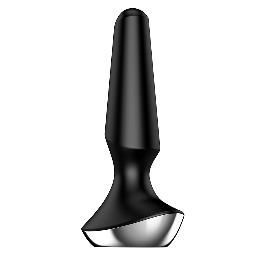 Satisfyer Plug-ilicious 2 Black Silicone Vibrating Butt Plug、mySite、bottomscart