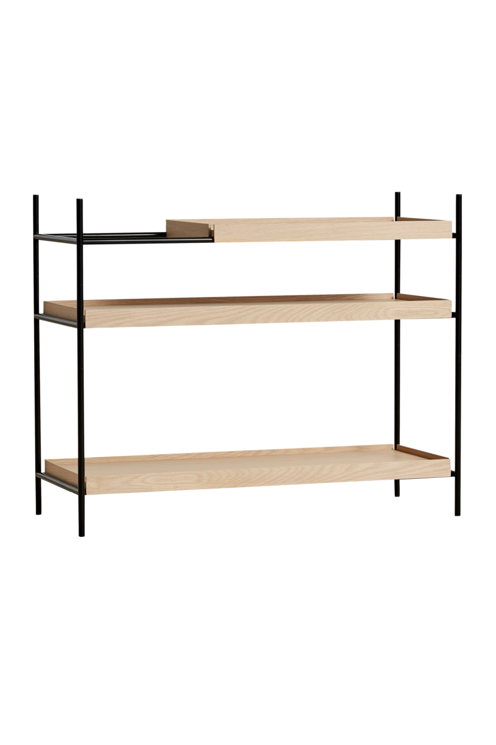 Customizable Painted Oak Shelf | WOUD Tray Shelf、mySite、neckold