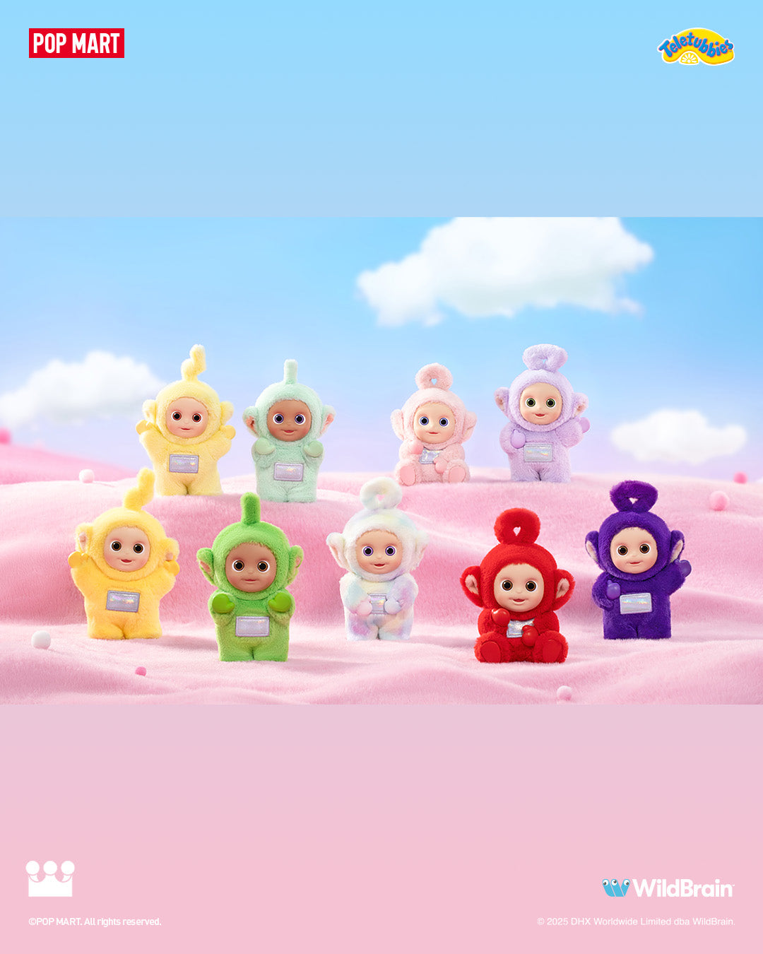  POP MART Teletubbies Vibrancy Series Figures、mySite、greenlandpopulation