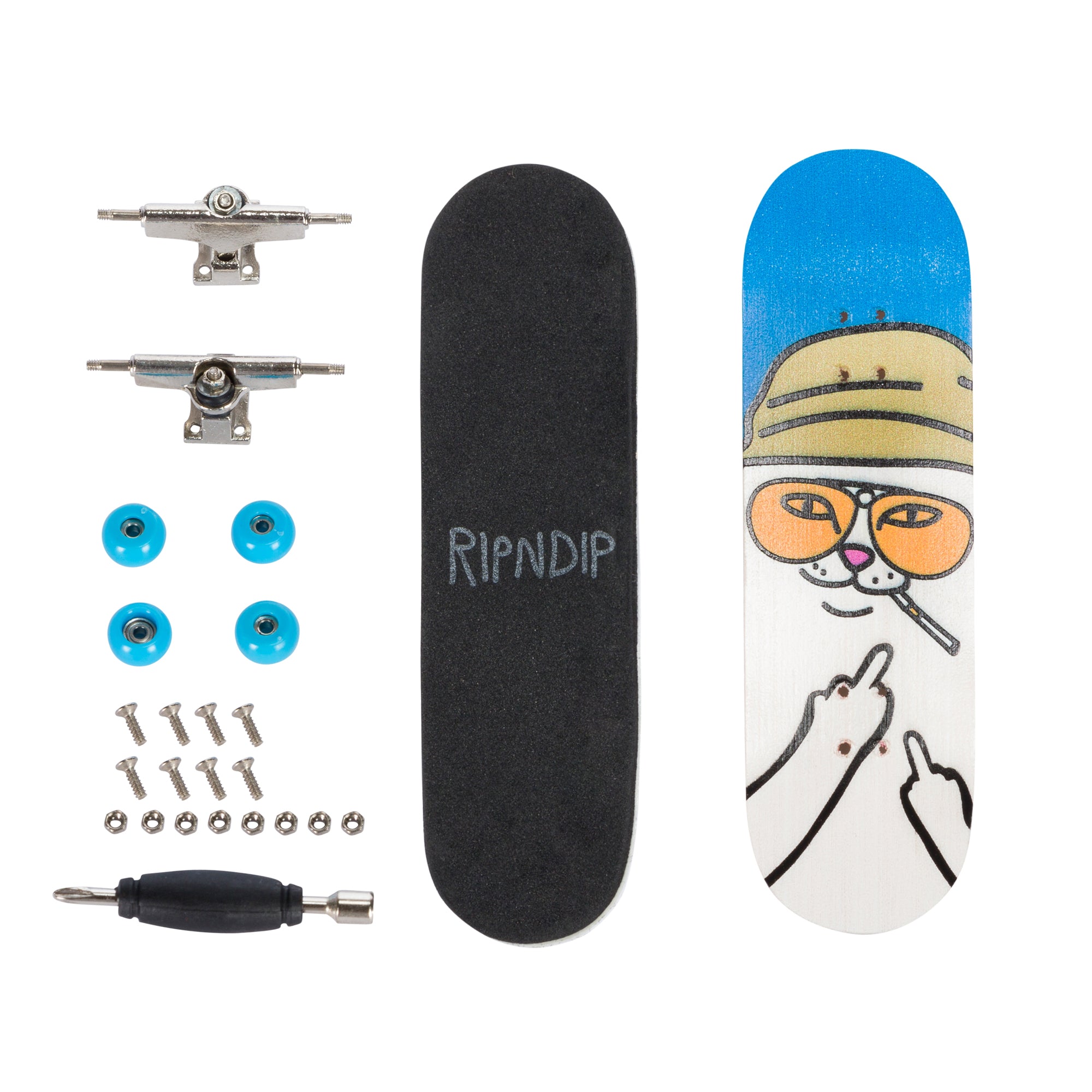  Nermal S Thompson Mini Skateboard (Blue)、mySite、merchandisen