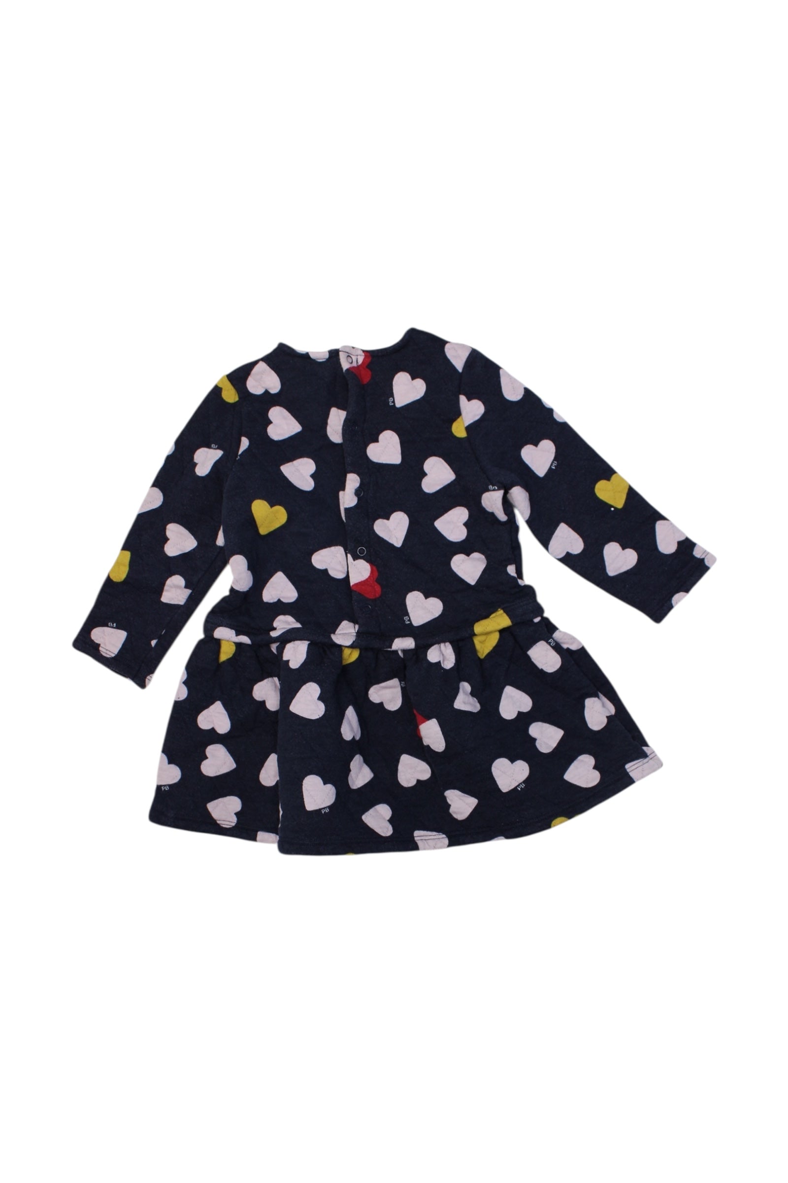 Petit Bateau Long Sleeve Dress 18-24M、mySite、g9winljtr