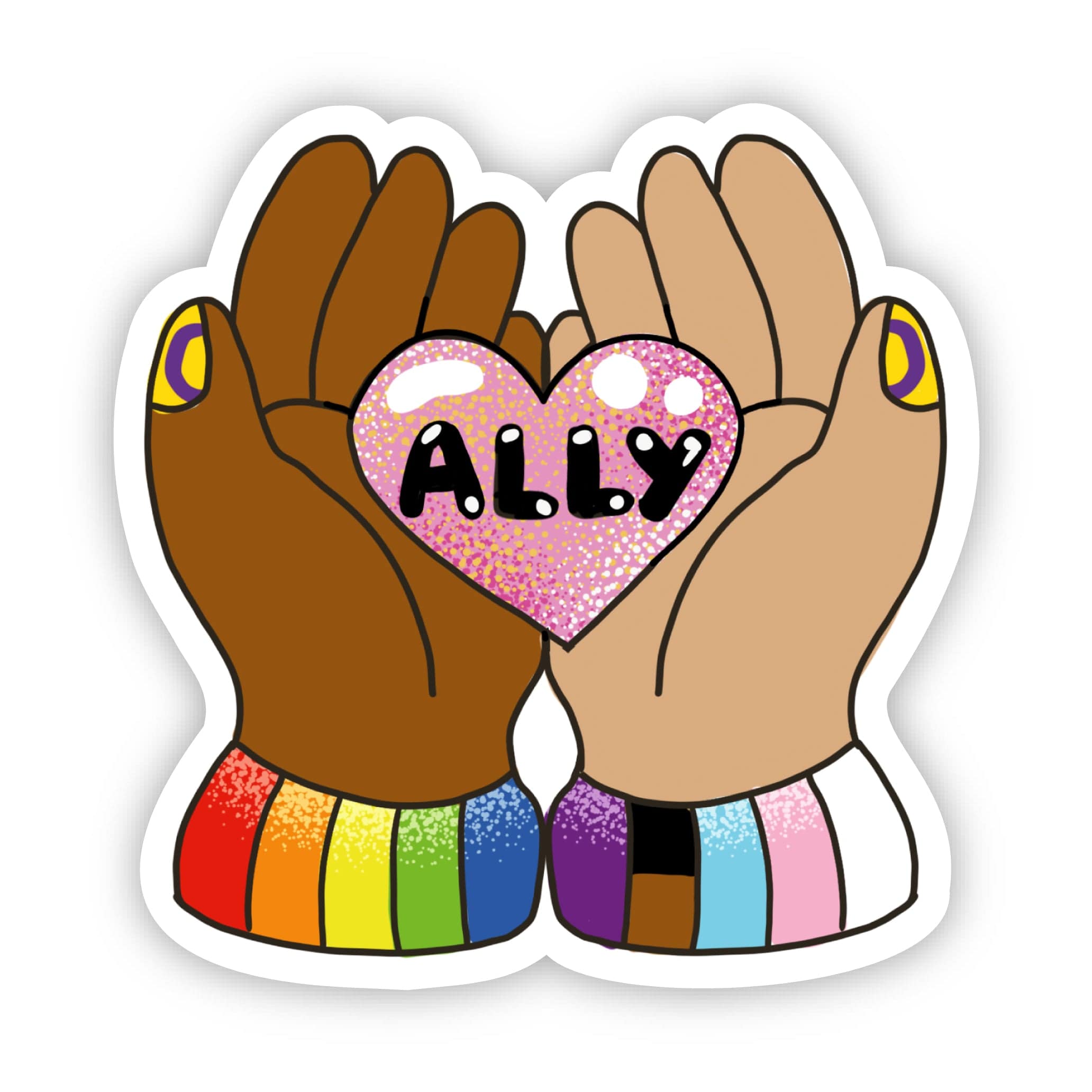  Ally Pride Heart Sticker、mySite、elrpsem3k